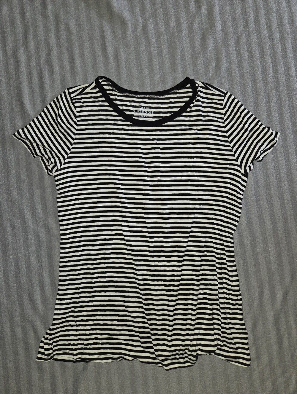 Torrid Black Striped T-Shirt - Great Condition